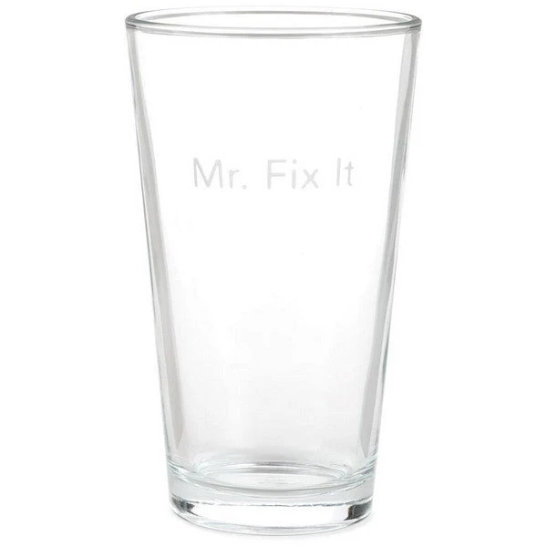 Hallmark Mr. Fix It Pint Glass 3 Hallmark Mr. Fix It Pint Glass