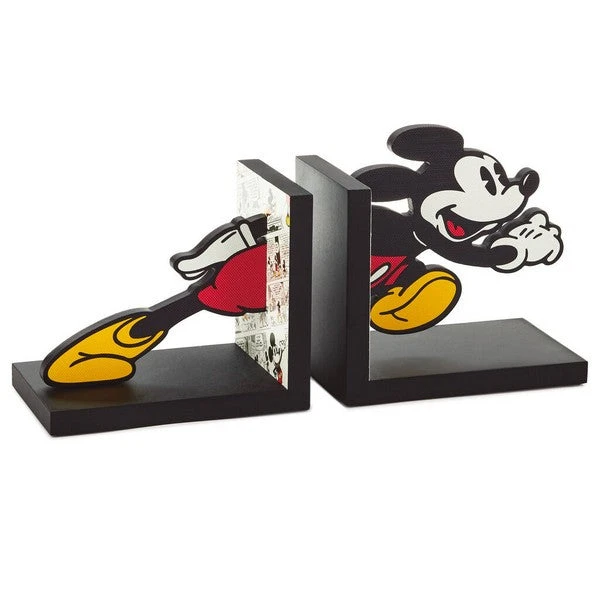 Hallmark Disney Mickey Mouse Bookends, Set Of 2 3 Hallmark Disney Mickey Mouse Bookends, Set Of 2