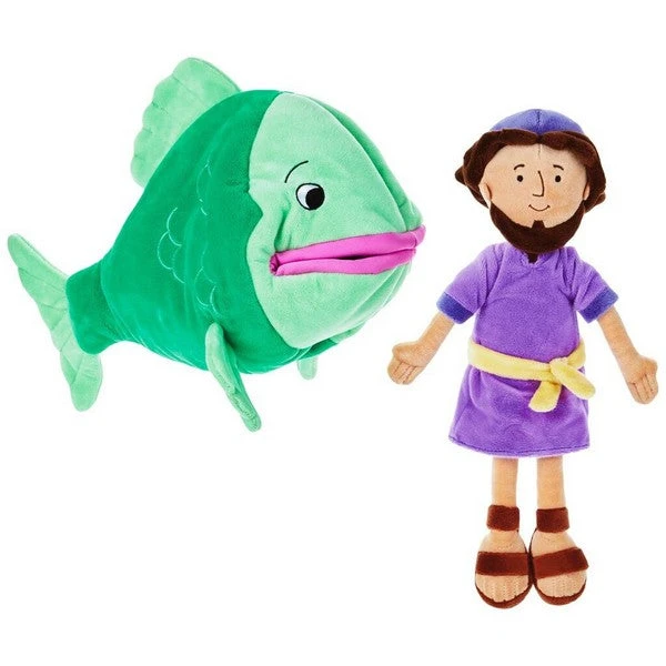 Hallmark Jonah And The Big Fish Stuffed Doll Set 3 Hallmark Jonah And The Big Fish Stuffed Doll Set