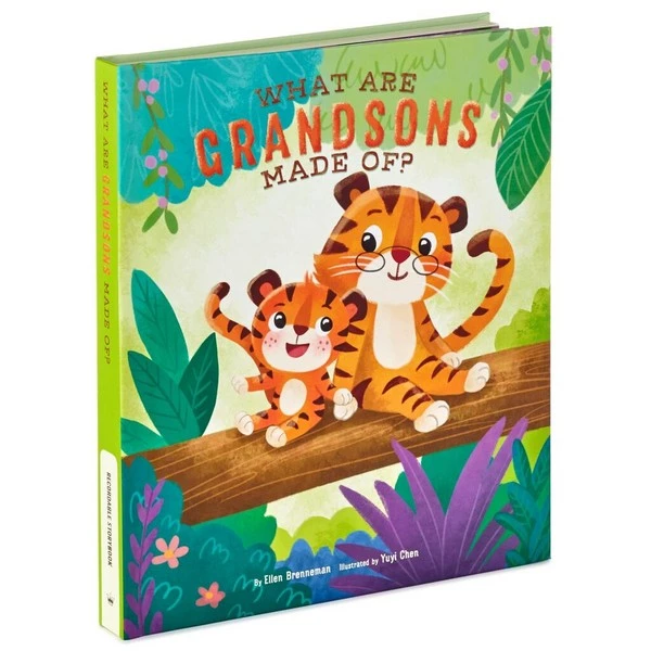 Hallmark What Are Grandsons Made Of? Recordable Storybook 3 Hallmark What Are Grandsons Made Of? Recordable Storybook