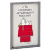 Peanuts® Snoopy And Woodstock Life Doesn't Get Better Framed Wall Art -Hallmark 0001 PAJ2122