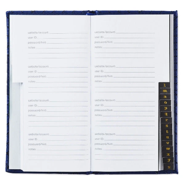 Hallmark Geometric Navy Password Keeper 4 Hallmark Geometric Navy Password Keeper - Image 2