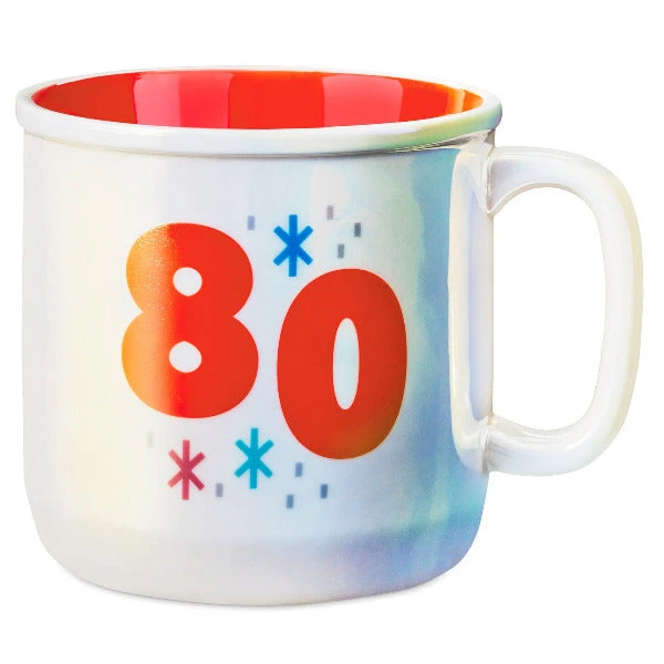 Hallmark 80 Mug, 16 Oz. 3 Hallmark 80 Mug, 16 Oz.