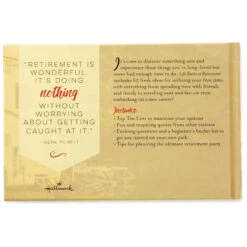 Hallmark Life Starts At Retirement Book 7 Hallmark Life Starts At Retirement Book -Hallmark 0001BOK1535 3