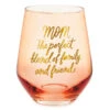 Hallmark Mom, The Perfect Blend Stemless Wine Glass 14 Oz. 2 Hallmark Mom, The Perfect Blend Stemless Wine Glass 14 Oz. -Hallmark 0001BRW3213