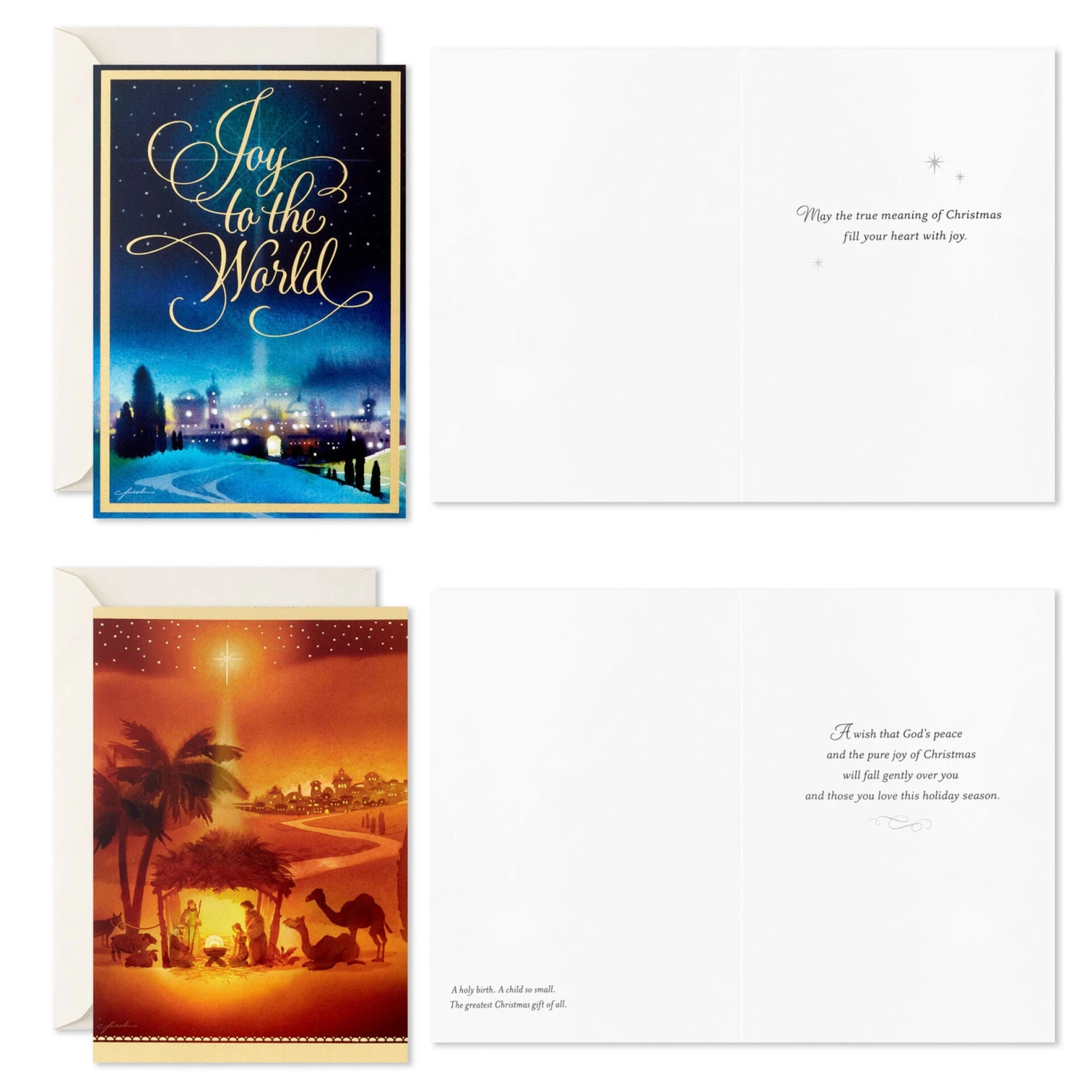 Hallmark True Meaning Of Christmas Boxed Christmas Cards Assortment, Pack Of 40 4 Hallmark True Meaning Of Christmas Boxed Christmas Cards Assortment, Pack Of 40 - Image 2