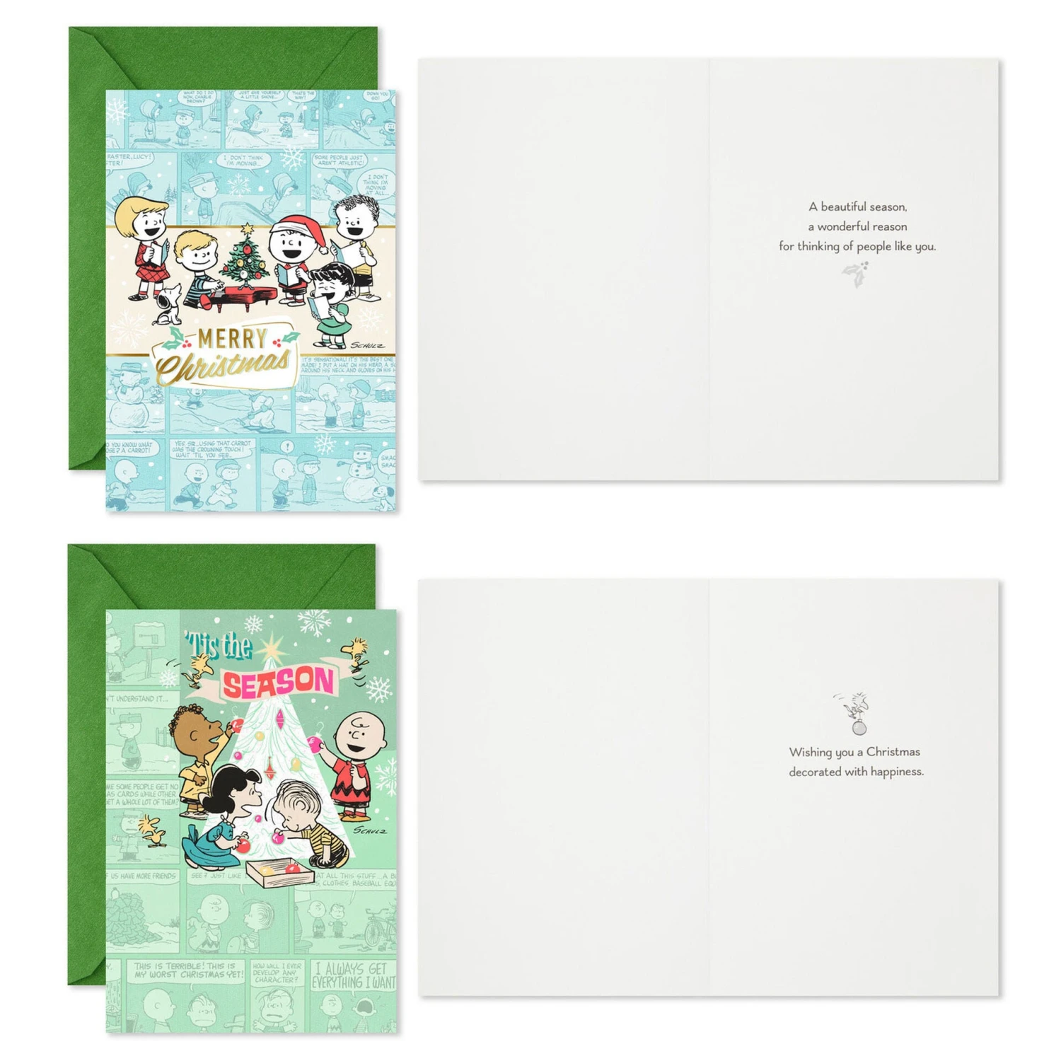 Hallmark Peanuts® Gang Holiday Fun Boxed Christmas Cards Assortment, Pack Of 40 4 Hallmark Peanuts® Gang Holiday Fun Boxed Christmas Cards Assortment, Pack Of 40 - Image 2