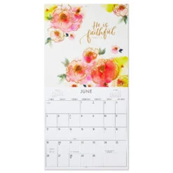 Hallmark His Love Goes On Forever Religious 2022 Wall Calendar, 12-Month -Hallmark 0001CAL3059 3