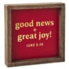Hallmark DaySpring Candace Cameron Bure Good News Great Joy Wood Quote Sign, 7x7 1 Hallmark DaySpring Candace Cameron Bure Good News Great Joy Wood Quote Sign, 7x7 -Hallmark 0001CBJ2008