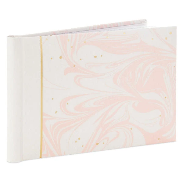 Hallmark Pink And White Marble Slim Photo Album 3 Hallmark Pink And White Marble Slim Photo Album