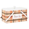 Hallmark Fall Plaid Giving Tin -Hallmark 0001FAL1826