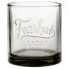 Hallmark Fearless Leader Smokey Gray Lowball Glass, 10 Oz. -Hallmark 0001FMN3017