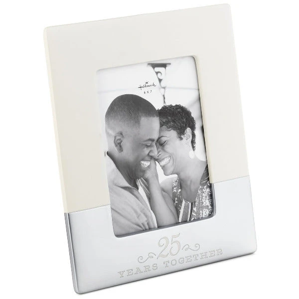 Hallmark 25 Years Together Ceramic Picture Frame, 5x7 3 Hallmark 25 Years Together Ceramic Picture Frame, 5x7
