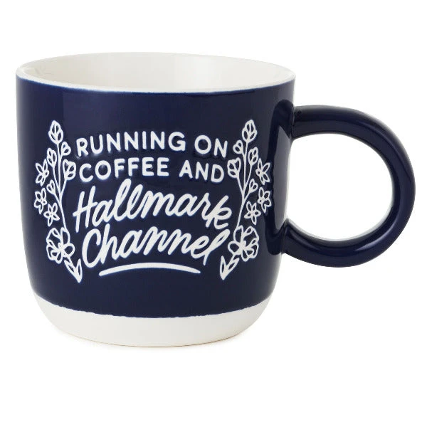Hallmark Running On Coffee And Hallmark Channel Mug, 16 Oz. 3 Hallmark Running On Coffee And Hallmark Channel Mug, 16 Oz.