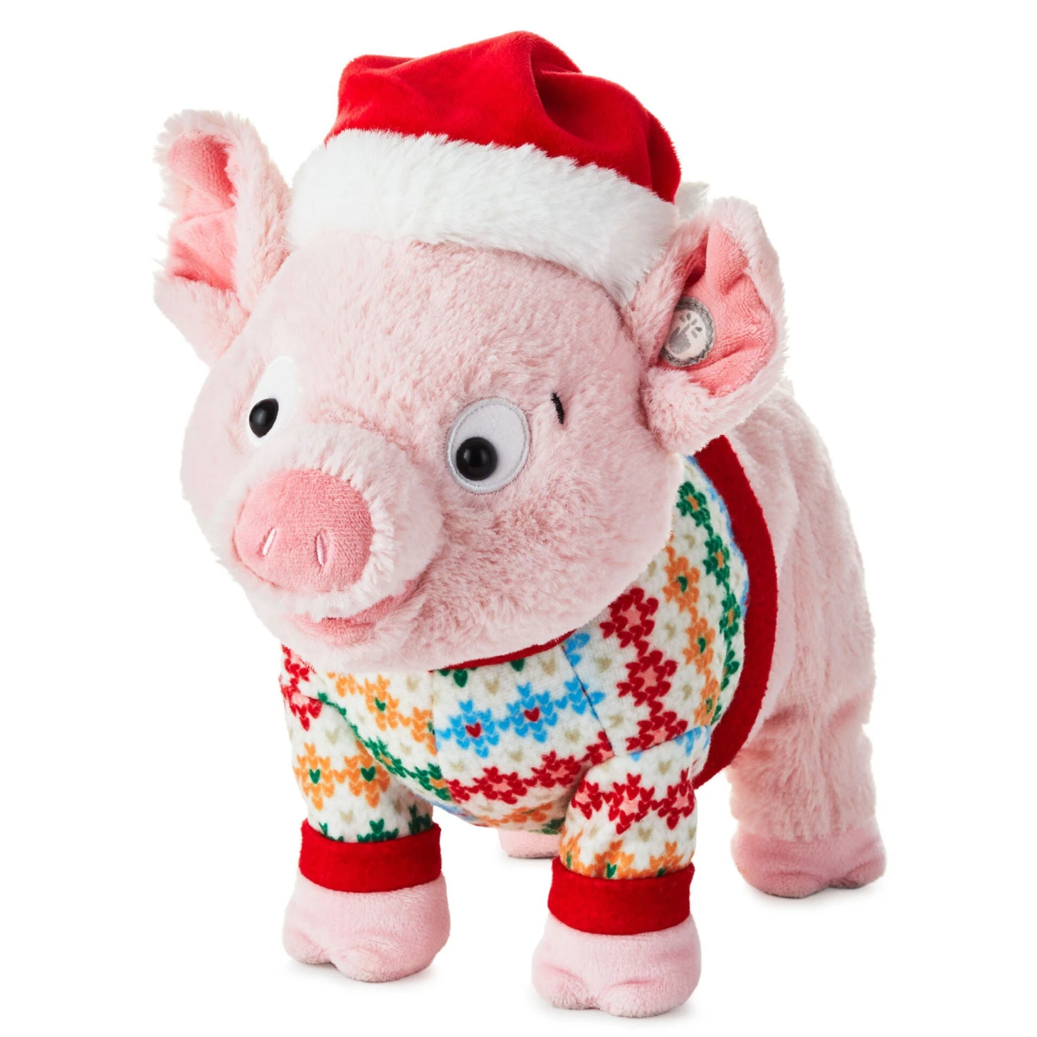 Hallmark Season's Squealings Pig Plush With Sound And Motion, 10" 3 Hallmark Season's Squealings Pig Plush With Sound And Motion, 10"