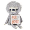 Hallmark MopTops Sloth Stuffed Animal With You Are The Best Board Book -Hallmark 0001KID2083 1