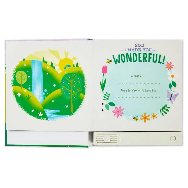 Hallmark God Made You Wonderful Recordable Storybook 4 Hallmark God Made You Wonderful Recordable Storybook - Image 2