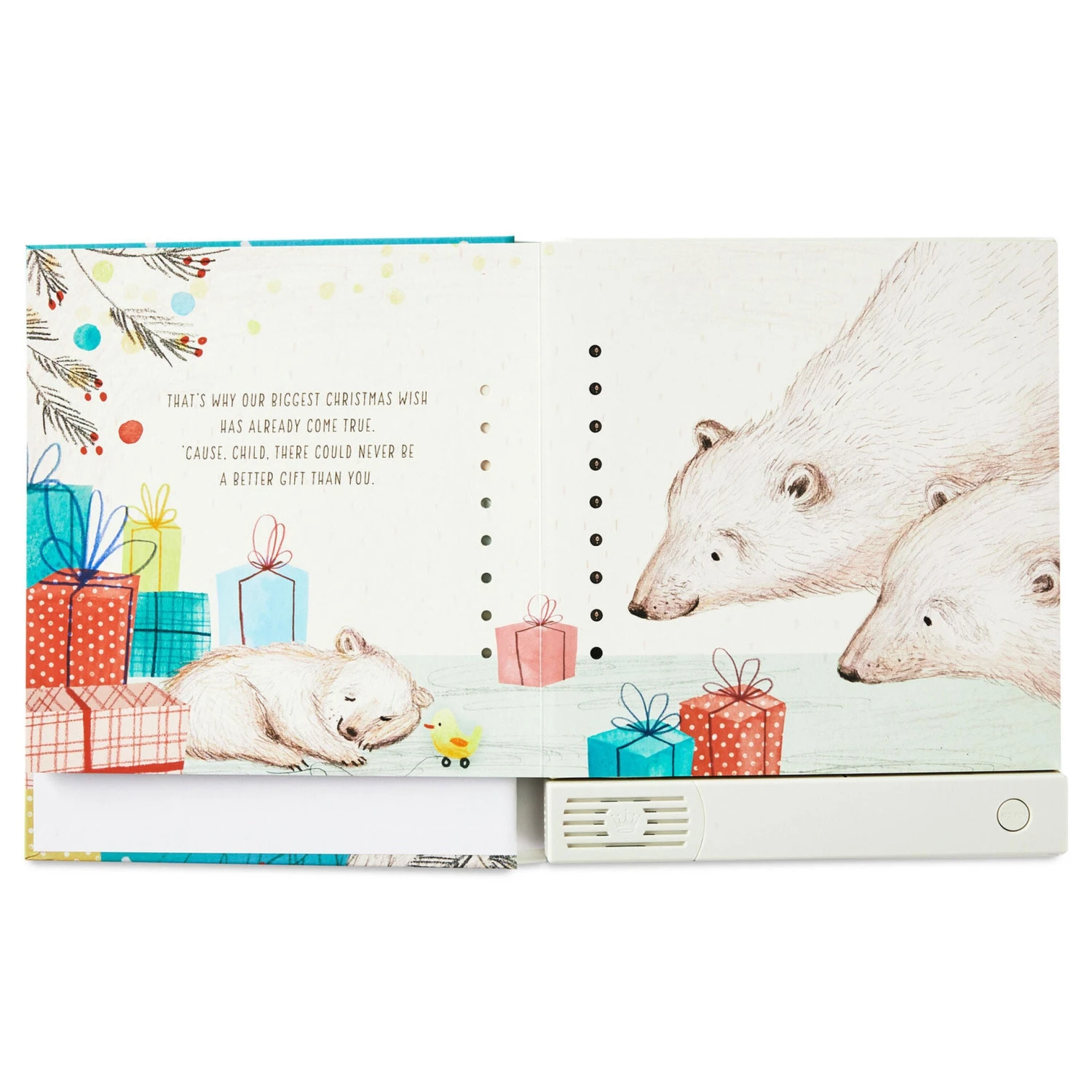 Hallmark You Are A Gift: A Holiday Message Of Love For Someone Special Recordable Storybook 4 Hallmark You Are A Gift: A Holiday Message Of Love For Someone Special Recordable Storybook - Image 2