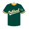 MLB Oakland Athletics™ Baseball Jersey Metal Hallmark Ornament -Hallmark 0001OSL2039