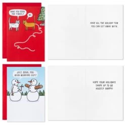 Hallmark Humorous Holiday Characters Boxed Christmas Cards Assortment, Pack Of 16 -Hallmark 0001SBX1009 3