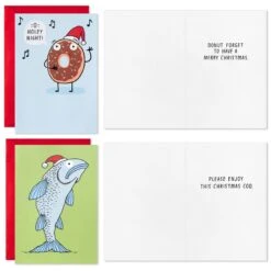 Hallmark Humorous Holiday Characters Boxed Christmas Cards Assortment, Pack Of 16 -Hallmark 0001SBX1009 4