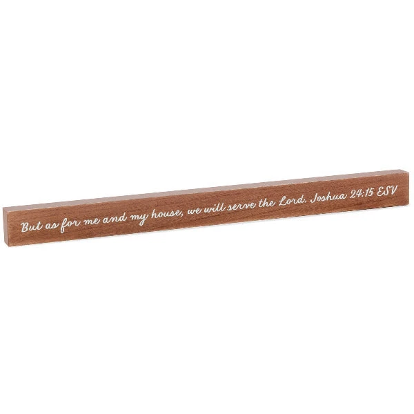 Hallmark As For Me And My House Scripture Quote Sign, 23.5x2 3 Hallmark As For Me And My House Scripture Quote Sign, 23.5x2