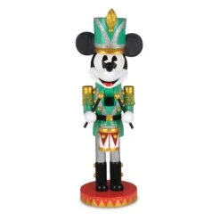 Hallmark Disney 100 Years Of Wonder Mickey Mouse Holiday Nutcracker Figurine, 13.7"