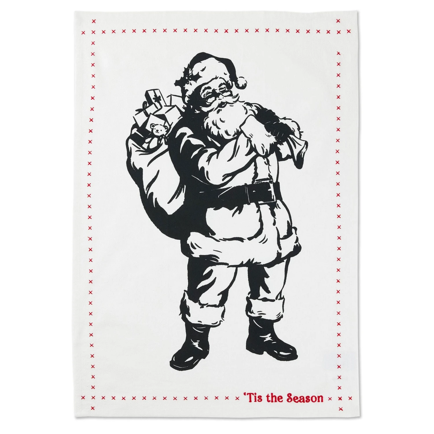 Hallmark ‘Tis The Season Santa Christmas Tea Towel 3 Hallmark ‘Tis The Season Santa Christmas Tea Towel