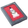 Hallmark Snowman With Wreath Boxed Christmas Cards, Pack Of 16 -Hallmark 0001XPX1224