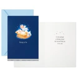 Hallmark Little Angel And Baby Jesus Boxed Christmas Cards, Pack Of 16 -Hallmark 0001XPX1308 2