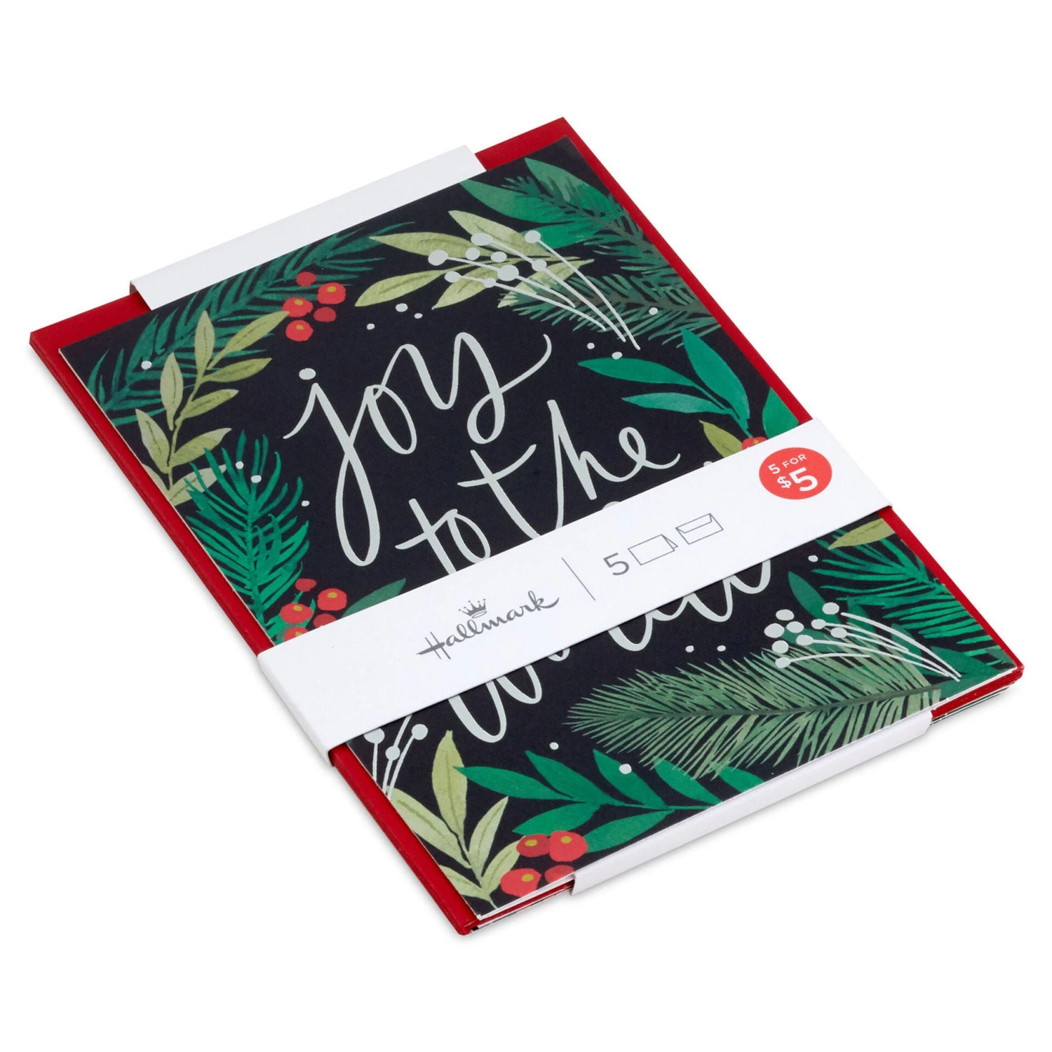 Hallmark Joy To The World Packaged Christmas Cards, Set Of 5 3 Hallmark Joy To The World Packaged Christmas Cards, Set Of 5