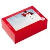 Hallmark Cozy Snowman And Flurries Boxed Christmas Cards, Pack Of 40 -Hallmark 0001XPX2269