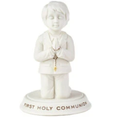 Hallmark First Holy Communion Porcelain Boy Figurine