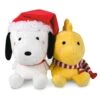 Hallmark Better Together Peanuts® Holiday Snoopy And Woodstock Magnetic Plush, Set Of 2