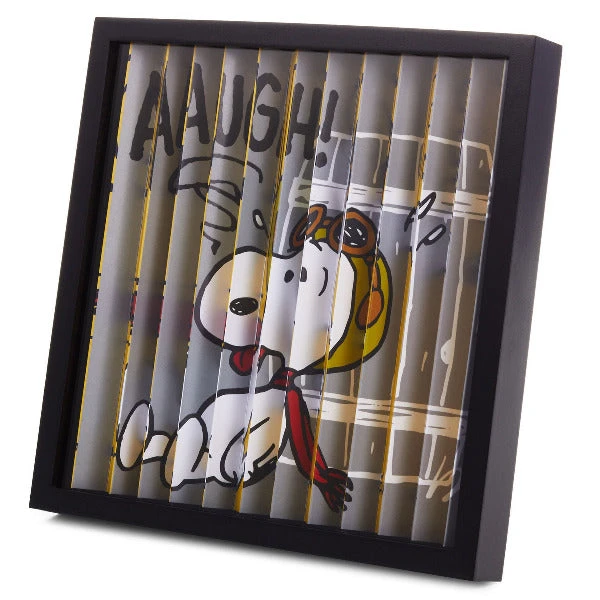Hallmark Peanuts® Flying Ace Snoopy Dual-Image Framed Artwork, 10x10 4 Hallmark Peanuts® Flying Ace Snoopy Dual-Image Framed Artwork, 10x10 - Image 2
