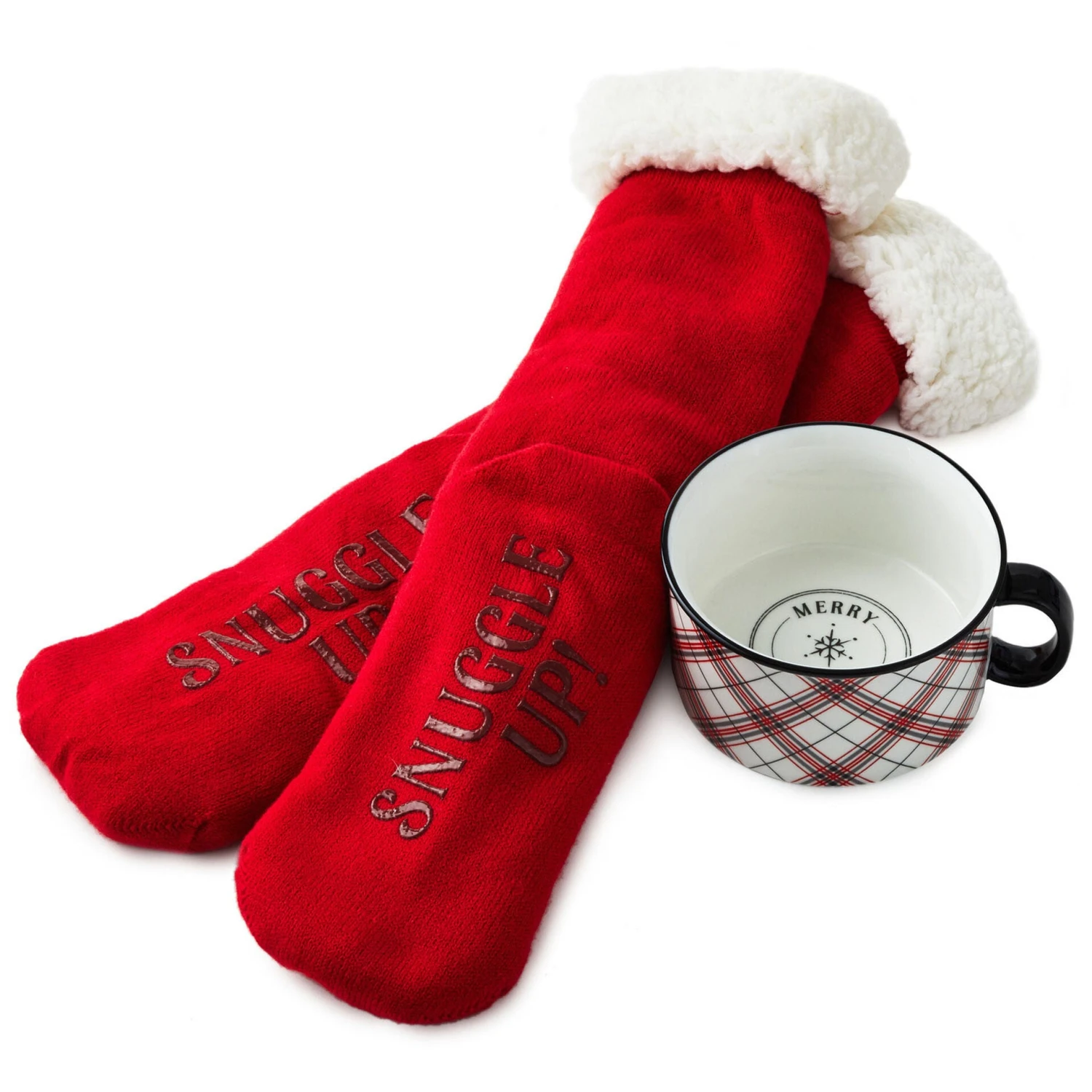 Hallmark Cozy Mug And Socks Holiday Gift Bundle, Set Of 2 3 Hallmark Cozy Mug And Socks Holiday Gift Bundle, Set Of 2