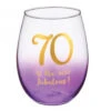 Stemless Wine Glass "70 Is The New Fabulous!" -Hallmark 71BszPRpRXL. SL1500 d7282592 6a47 4ab4 a118 da4835876222