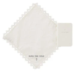 Hallmark Commemorative Handkerchief And First Bible Set