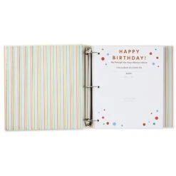 Hallmark Happy Birthday!: My Through-the-Years Memory Album -Hallmark Birthdays Memory Book and Photo Album for Ages 118 1BBA4144 02