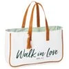 Hallmark Walk In Love Ephesians 5:2 Canvas Tote Bag -Hallmark DaySpring Walk in Love Bible Quote Canvas Tote Bag 1REL2023 01