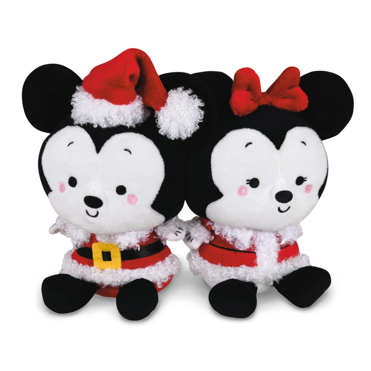 Hallmark Better Together Disney Mickey And Minnie Holiday Magnetic Plush, Set Of 2 3 Hallmark Better Together Disney Mickey And Minnie Holiday Magnetic Plush, Set Of 2