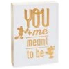 Hallmark Disney Mickey And Minnie Meant To Be Quote Sign -Hallmark Disney Mickey and Minnie Meant to Be Sentiment 1DYG2049 01 1