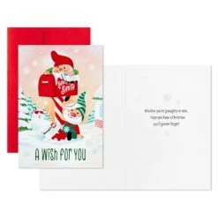 Hallmark Gnome For Christmas Keepsake Ornament Inspired Boxed Christmas Cards, Pack Of 16 -Hallmark Gnome for Christmas Keepsake Ornament Boxed Cards 1XPX1394 03