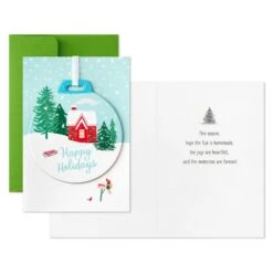 Hallmark -Hallmark Heartfelt Home Boxed Christmas Cards With Ornament 1XPX1330 03
