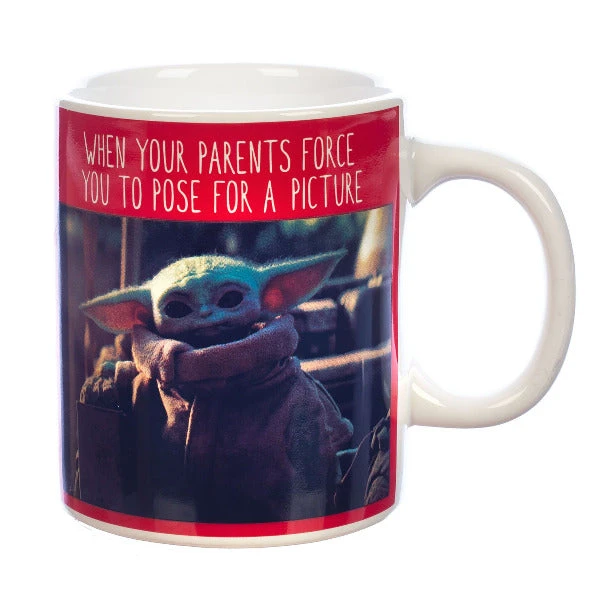 Star Wars: The Mandalorian™ The Child™ Grogu™ Baby Yoda Pose For A Picture Mug, 16 Oz. 3 Star Wars: The Mandalorian™ The Child™ Grogu™ Baby Yoda Pose For A Picture Mug, 16 Oz.