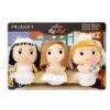 Hallmark Itty Bittys® Friends Monica, Rachel And Phoebe In Wedding Dresses Plush, Set Of 3