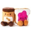 Hallmark Better Together Peanut Butter And Jelly Magnetic Plush, 5" -Hallmark Peanut Butter Jar and Bread With Jelly Magnetic Plush 1KID1517 01