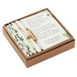 Hallmark Strong And Courageous Bracelets, Set Of 4