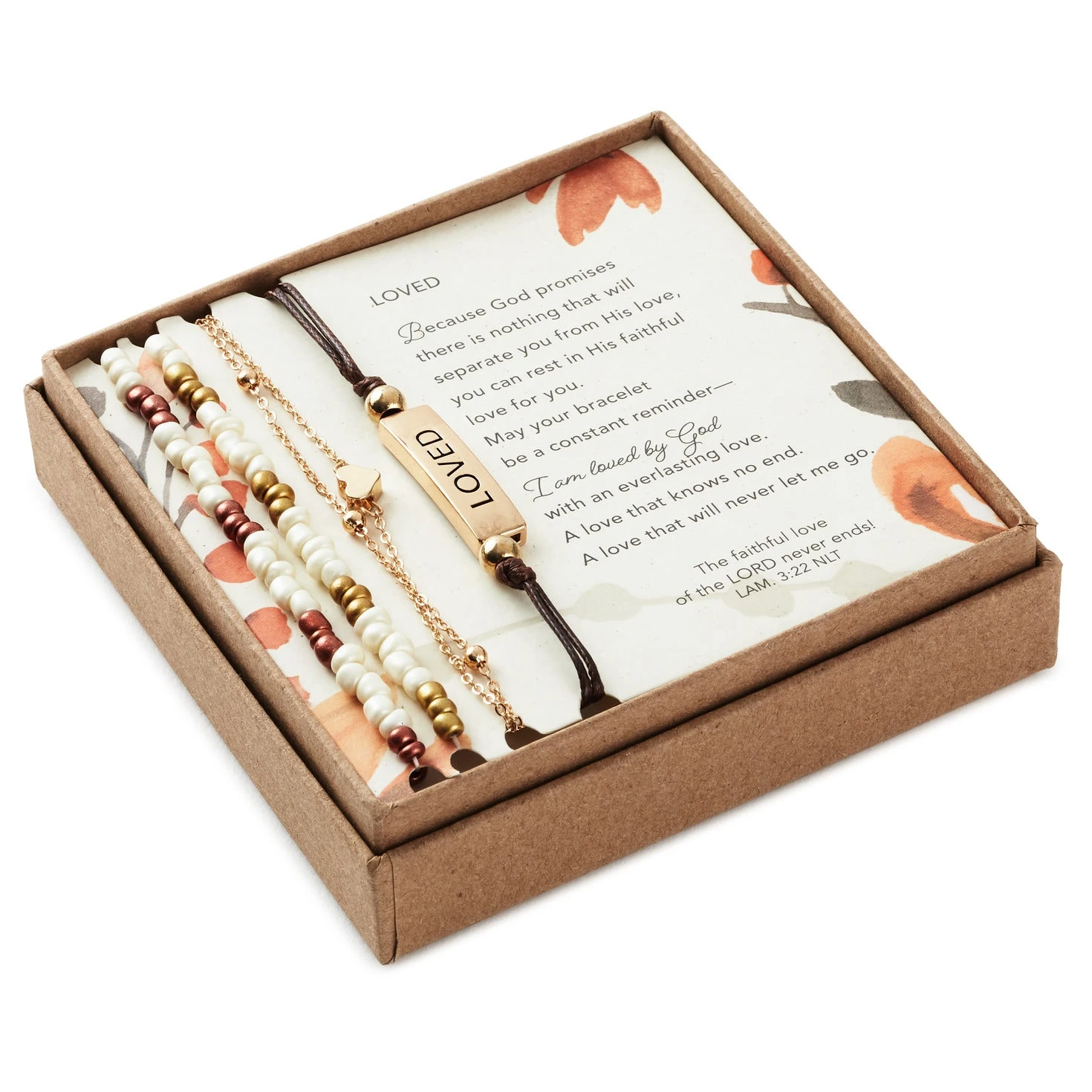 Hallmark Loved Bracelets, Set Of 4 3 Hallmark Loved Bracelets, Set Of 4