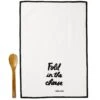 Hallmark Schitt's Creek® Fold In The Cheese Tea Towel And Wooden Spoon, Set Of 2